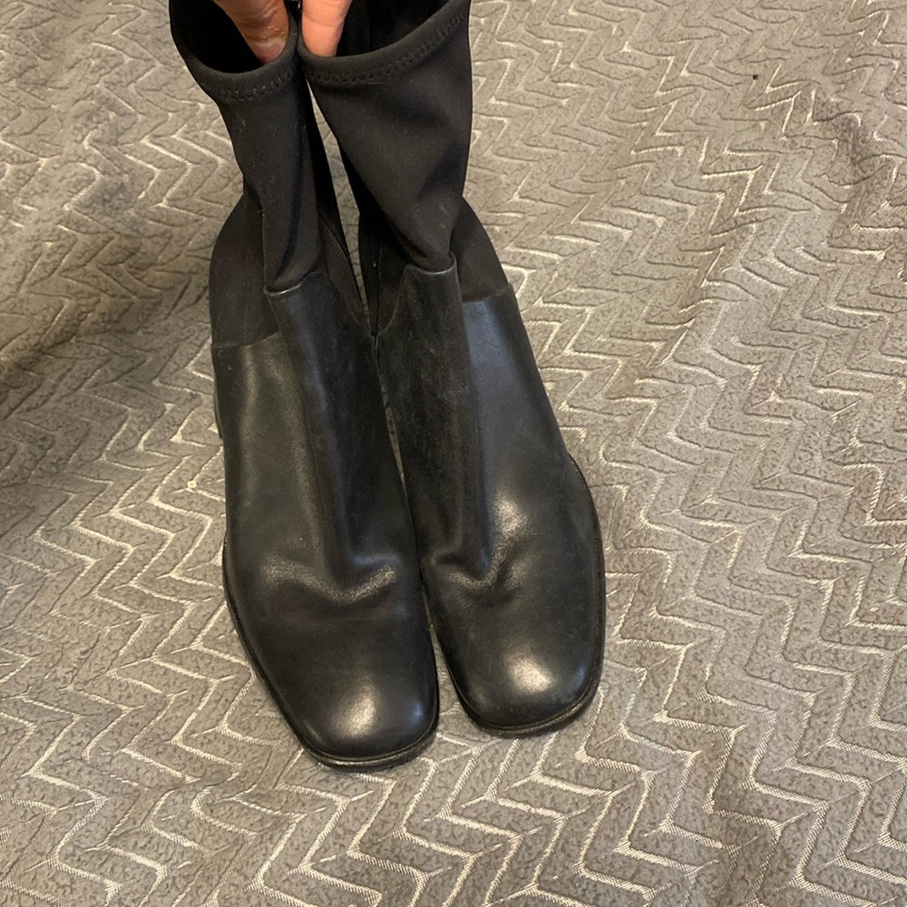 Vintage Via Spiga Black Leather Boots